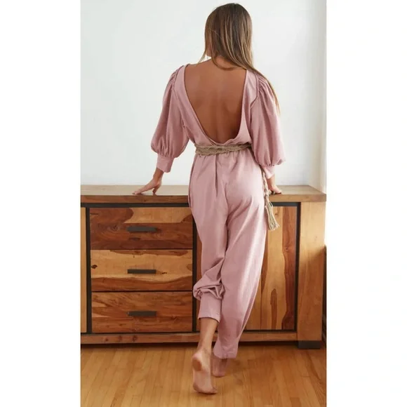 Free People Jackie One Piece Jumpsuit NWT Size Medium - Picture 3 of 15